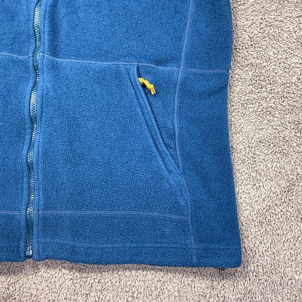 L.L.Bean Vest Mens 2XL Tall‎ Blue Fleece Full Zip Pockets Recycled Polyester - Picture 5 of 11